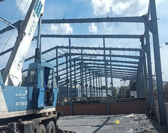 Nhà xưởng sản xuất kết cấu thép Decofi